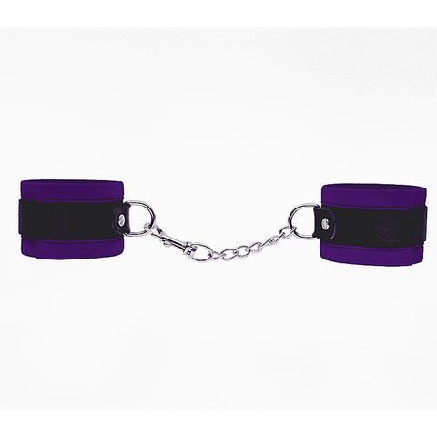 Lightly Padded Velveteen Hand Cuffs by Love In Leather