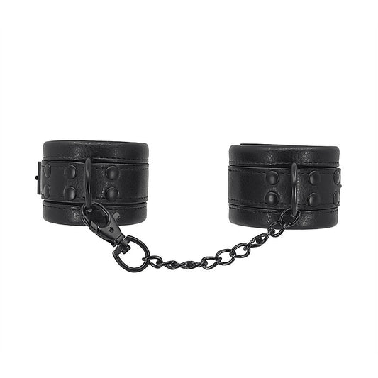 Padded Faux Leather Wrist Cuffs by Love In Leather