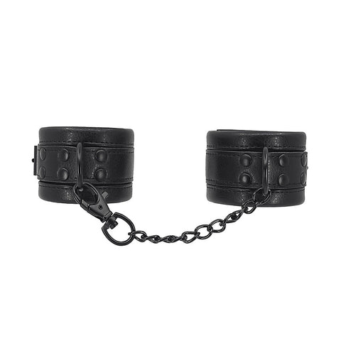 Padded Faux Leather Wrist Cuffs by Love In Leather