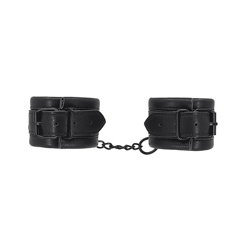 Padded Faux Leather Wrist Cuffs by Love In Leather