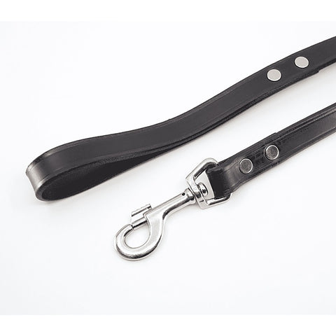 Classic Long Leather Bondage Lead by Love In Leather