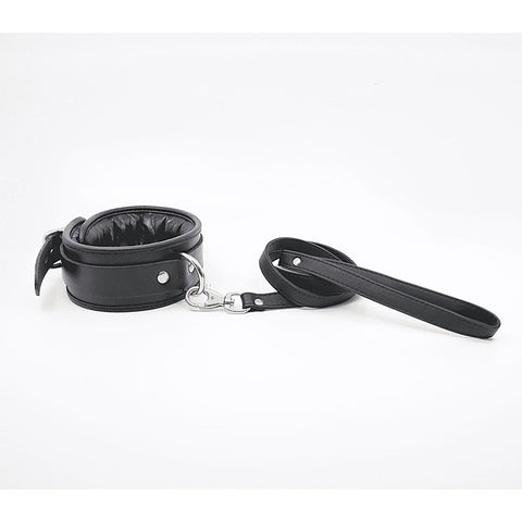 Long Faux Leather Bondage Lead by Love In Leather