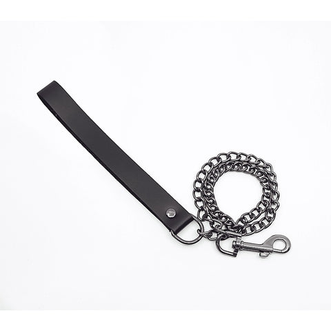 BDSM Chain Lead With Coloured Hardware by Love In Leather