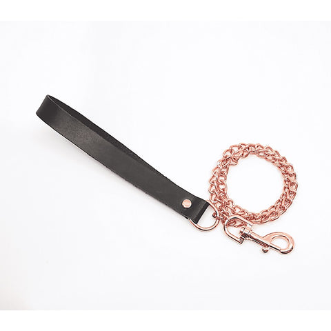 BDSM Chain Lead With Coloured Hardware by Love In Leather