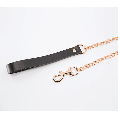 BDSM Chain Lead With Coloured Hardware by Love In Leather