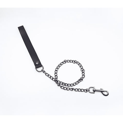 BDSM Chain Lead With Coloured Hardware by Love In Leather