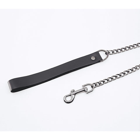 BDSM Chain Lead With Coloured Hardware by Love In Leather