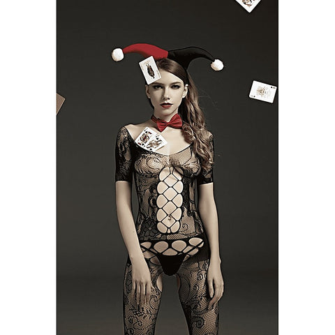 Rimes Lace Design Ctorchless Sex Body Stockings