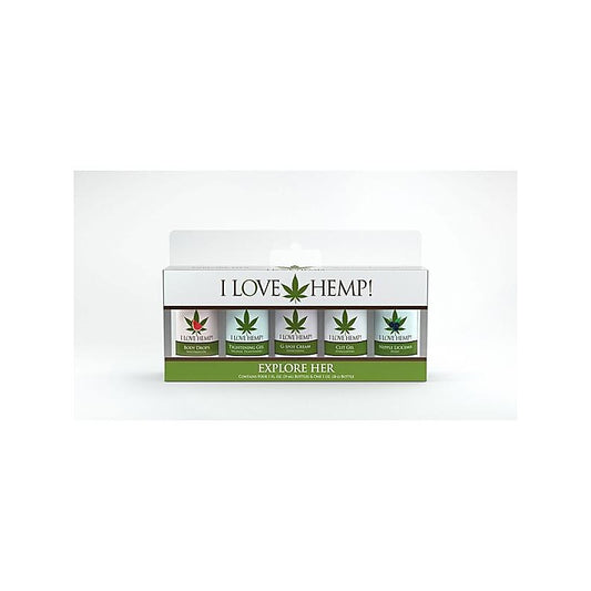I Love Hemp Explore Her Arousal Pack by Doc Johnson