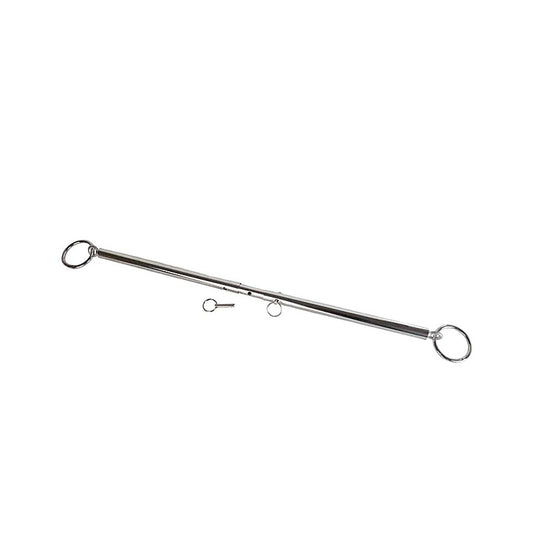 Silver Adjustable Spreader Bar by Love In Leather