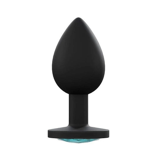 Silicone Anal Plug Black by Love In Leather
