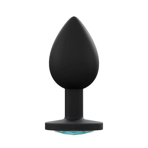 Silicone Anal Plug Black by Love In Leather