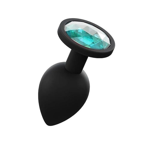 Silicone Anal Plug Black by Love In Leather