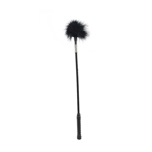 Black Diamante Feather Tickler by Love In Leather