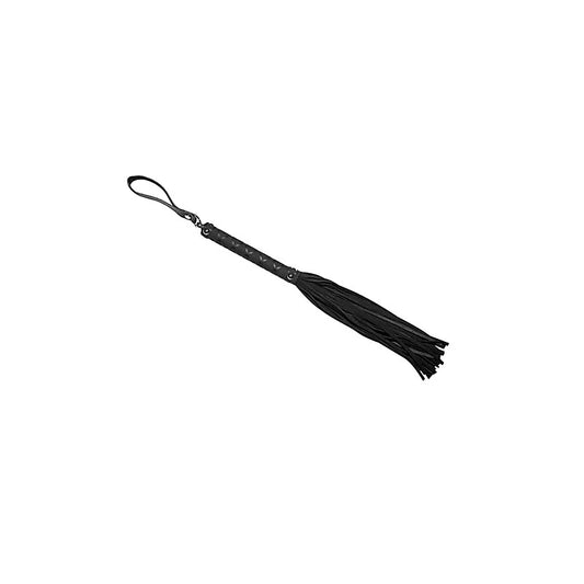 BDSM Flogger with Latex Detail Handle by Love In Leather