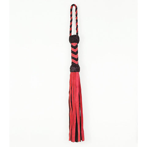 Medium Length Suede Leather Flogger by Love In Leather