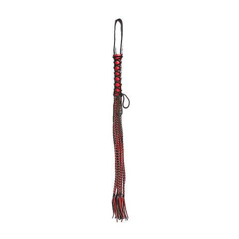 Long Flogger With Corseted Handle by Love In Leather