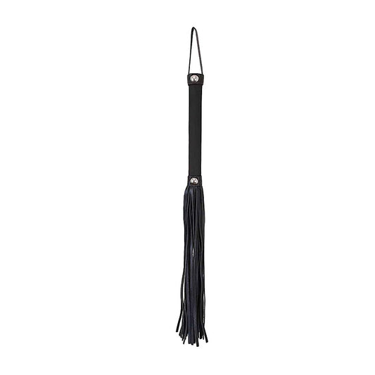 Satin Handle Flogger With Leather Tails by Love In Leather