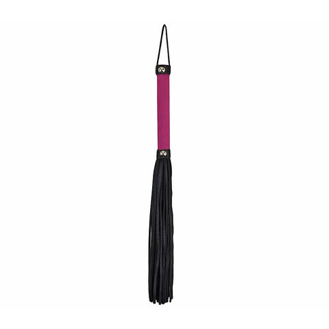 Soft Velveteen Handle BDSM Flogger by Love In Leather