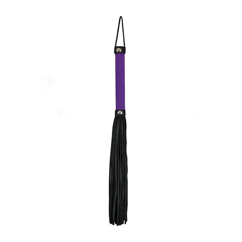 Soft Velveteen Handle BDSM Flogger by Love In Leather