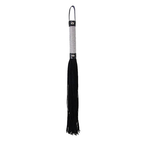 Sparkly Rhinestone Handle BDSM Flogger by Love In Leather