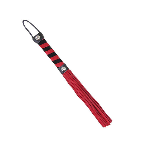 Candy Striped Willy Bondage Whip by Love In Leather