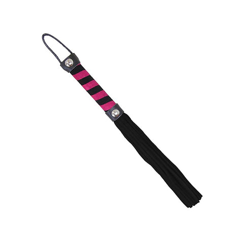 Candy Striped Willy Bondage Whip by Love In Leather
