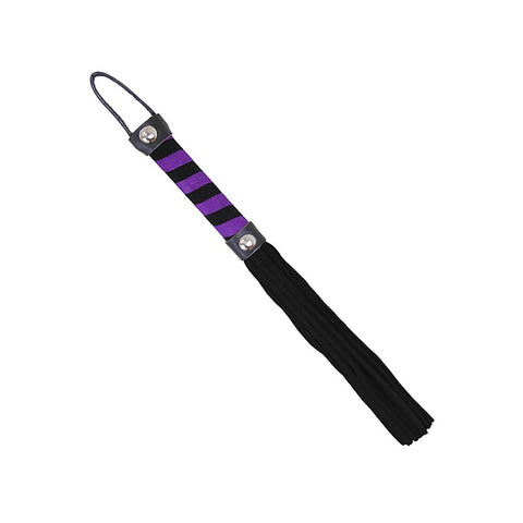 Candy Striped Willy Bondage Whip by Love In Leather