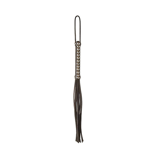Fetish Play Studded Leather Flogger by Love In Leather