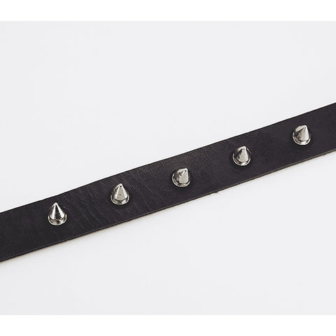 Spiked Faux Leather BDSM Choker by Love In Leather