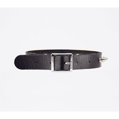 Spiked Faux Leather BDSM Choker by Love In Leather