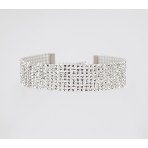 BDSM Play Diamante Choker by Love In Leather