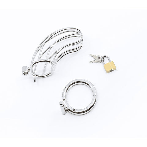 Bird Cage Style Male Chastity Device by Love In Leather