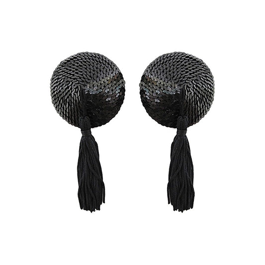 Round Sequin Nipple Tassels by Love In Leather