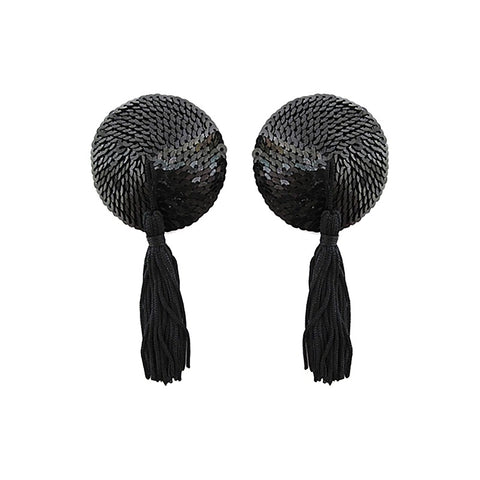 Round Sequin Nipple Tassels by Love In Leather