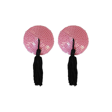 Round Sequin Nipple Tassels by Love In Leather