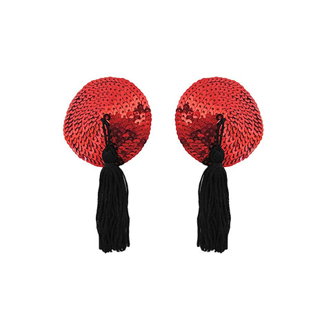 Round Sequin Nipple Tassels by Love In Leather