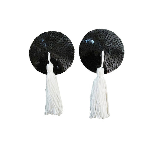 Round Sequin Nipple Tassels by Love In Leather