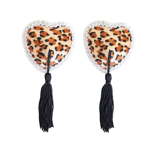 Heart Shape Nipple Tassels by Love In Leather