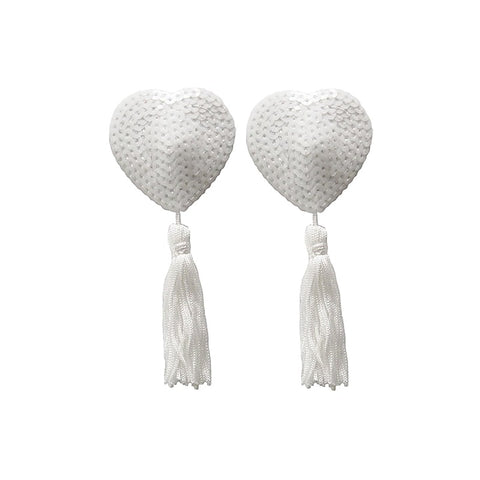 Heart Shape Nipple Tassels by Love In Leather