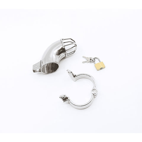 The Hannibal Male Chastity Cock Cage by Love In Leather