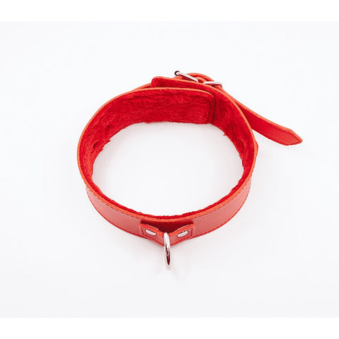 Fur Lined PU Collar and Lead Set by Berlin Baby