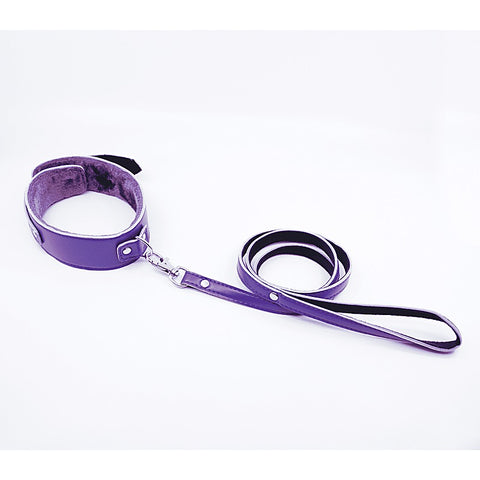 Fur Lined PU Collar and Lead Set by Berlin Baby