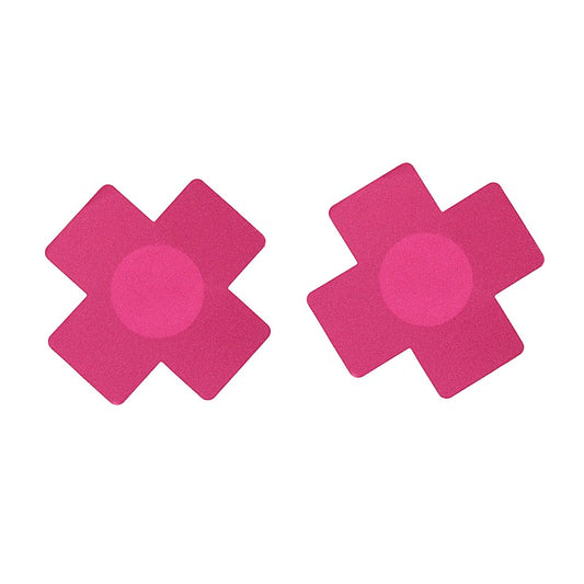 Satin Cross Women Nipple Pasties by Love In Leather