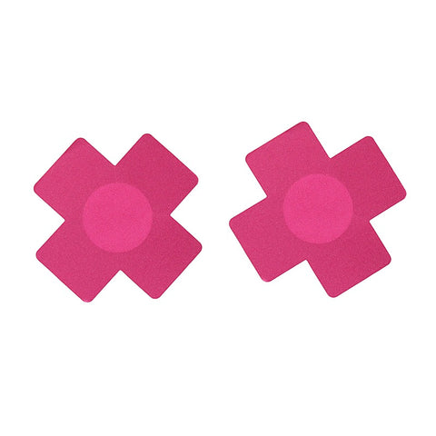 Satin Cross Women Nipple Pasties by Love In Leather