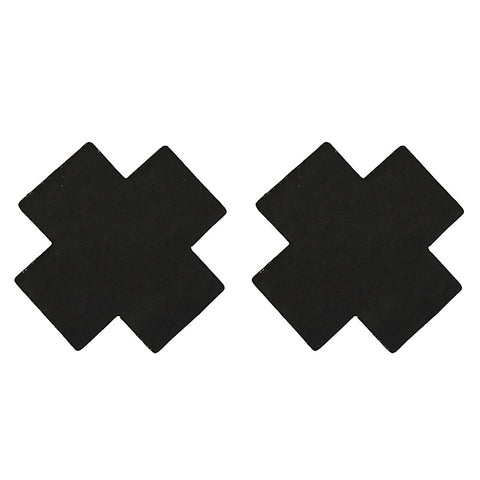 Satin Cross Women Nipple Pasties by Love In Leather