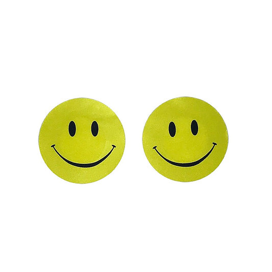Smiley Face Women's Nipple Pasties by Love In Leather