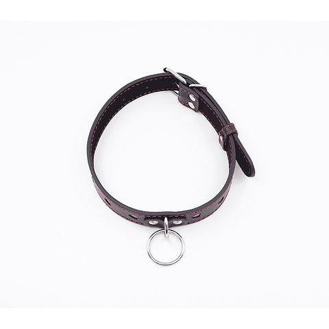 Metallic Red Love Heart Collar by Berlin Baby