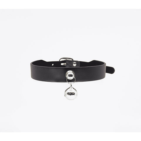 Faux Flat Leather Cat Collar by Berlin Baby