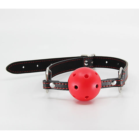 Heart Inlay Faux Leather BDSM Gag by Berlin Baby
